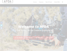 Tablet Screenshot of afda.co.za