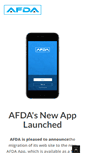 Mobile Screenshot of afda.org